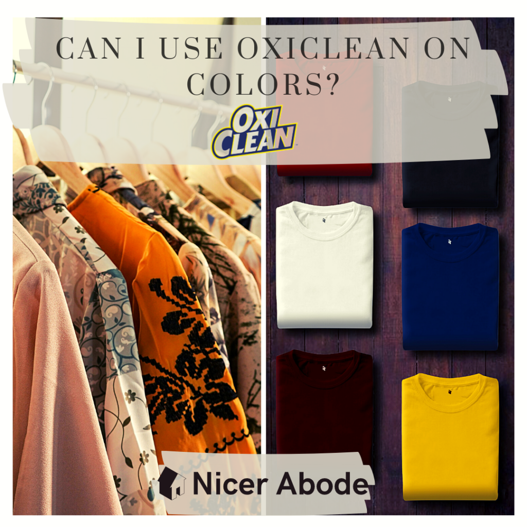 Yes, You Can Use Oxiclean On Colors 1 can i use oxiclean on colors