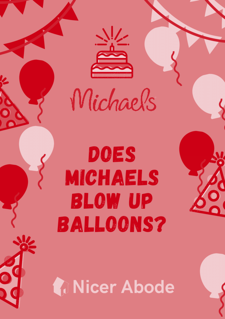 does michaels blow up balloons