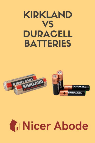 Kirkland batteries vs Duracell